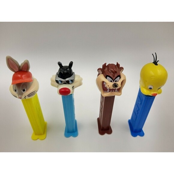 Vintage Looney Tunes Sylvester Cat Bugs Bunny Tweety Taz....PEZ Dispensers - Picture 2 of 6